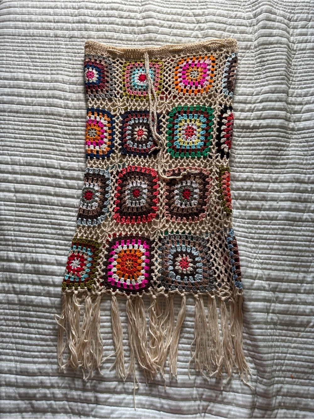 Crochet skirt